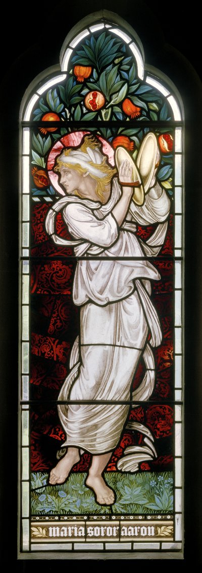 Waterford, St Michael & All Angels, Morris & Co., Edward Burne-Jones, Miriam by Edward Burne Jones